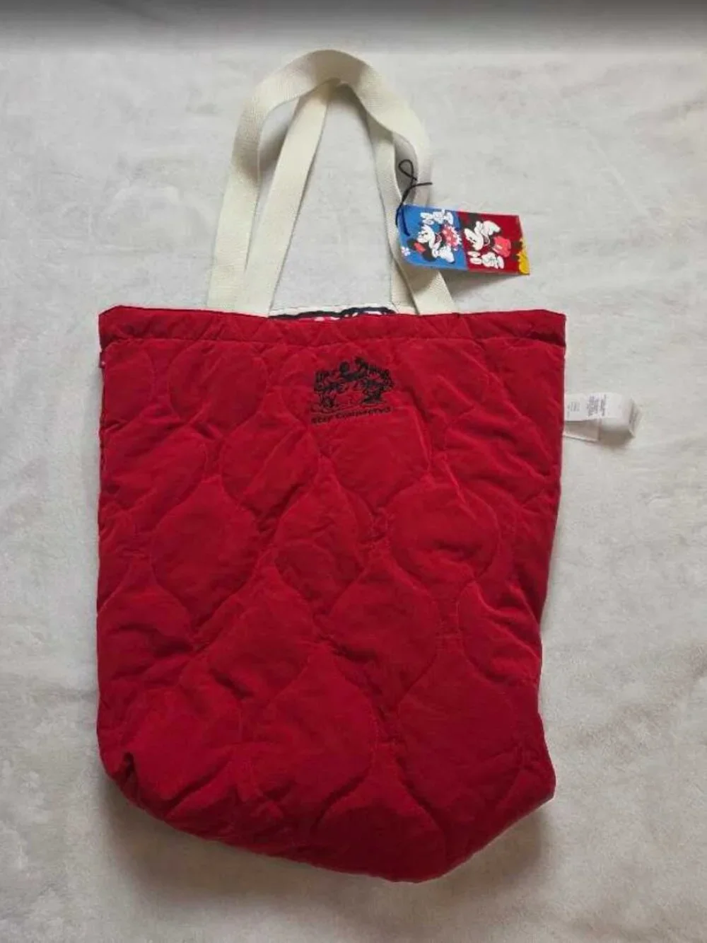 New Levi's x Disney Mickey Mouse & Friends quilted reversible tote bag